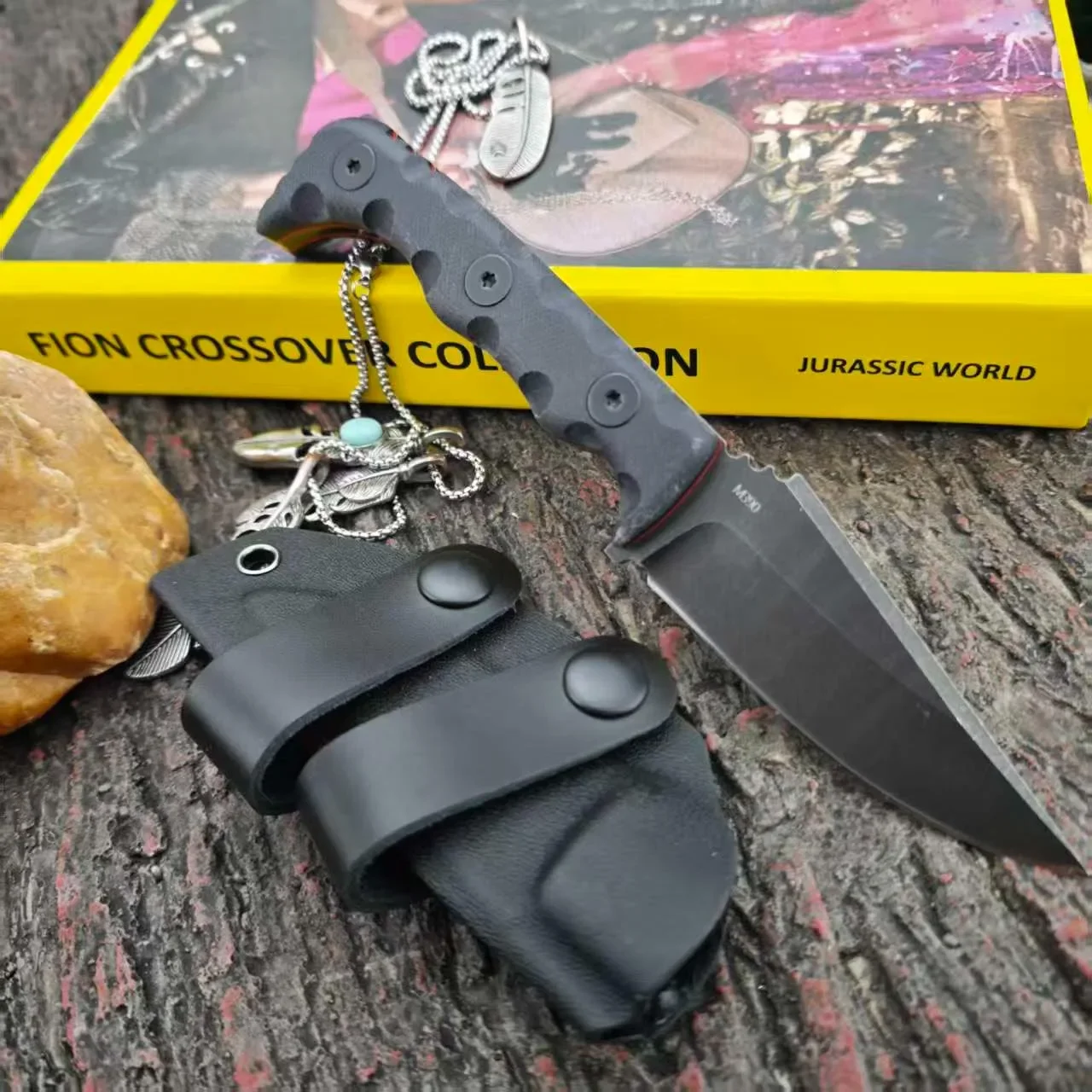 Edc Everyday Carry Knives - มีดพกอเนกประสงค์ EDC สำหรับแคมป์ปิ้งกลางแจ้ง ความแข็งสูง 7Cr13Mov สำหรับการผจญภัยในป่า