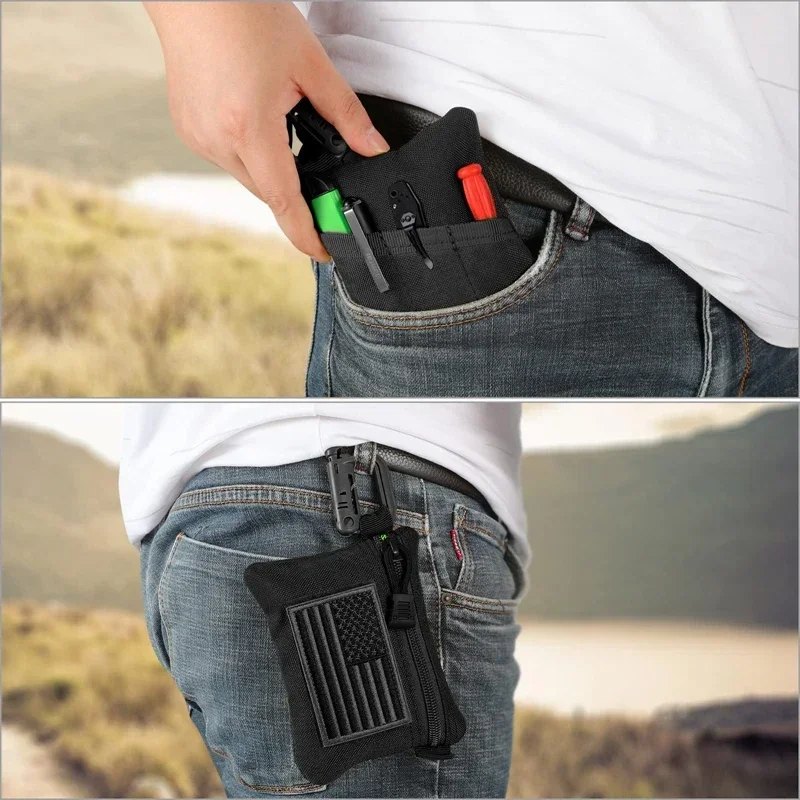 Edc Carry Coins - กระเป๋า EDC แบบยุทธวิธี, กระเป๋าจัดระเบียบ EDC ขนาดเล็ก,