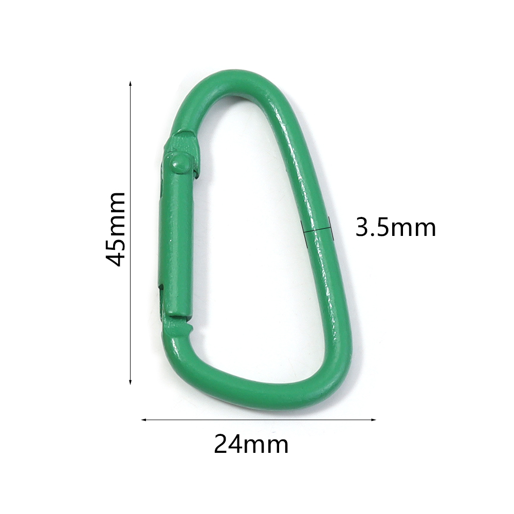 คาราไบเนอร์หลากสี 10 ชิ้น คลิป - Carabiner Keychain บทวิจารณ์และราคา