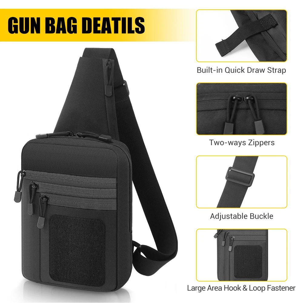 กระเป๋าเก็บปืนแบบซ่อนสำหรับพกพ - Edc Carry Pistols บทวิจารณ์และราคา