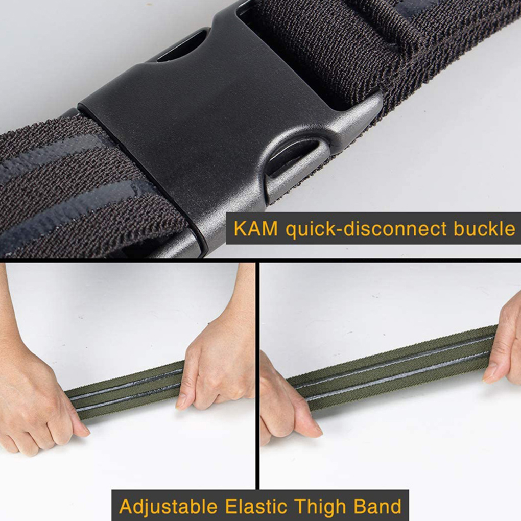 ยุทธวิธีสายรัดขาเข็มขัดต้นขาสํ - Edc Carry Belt บทวิจารณ์และราคา