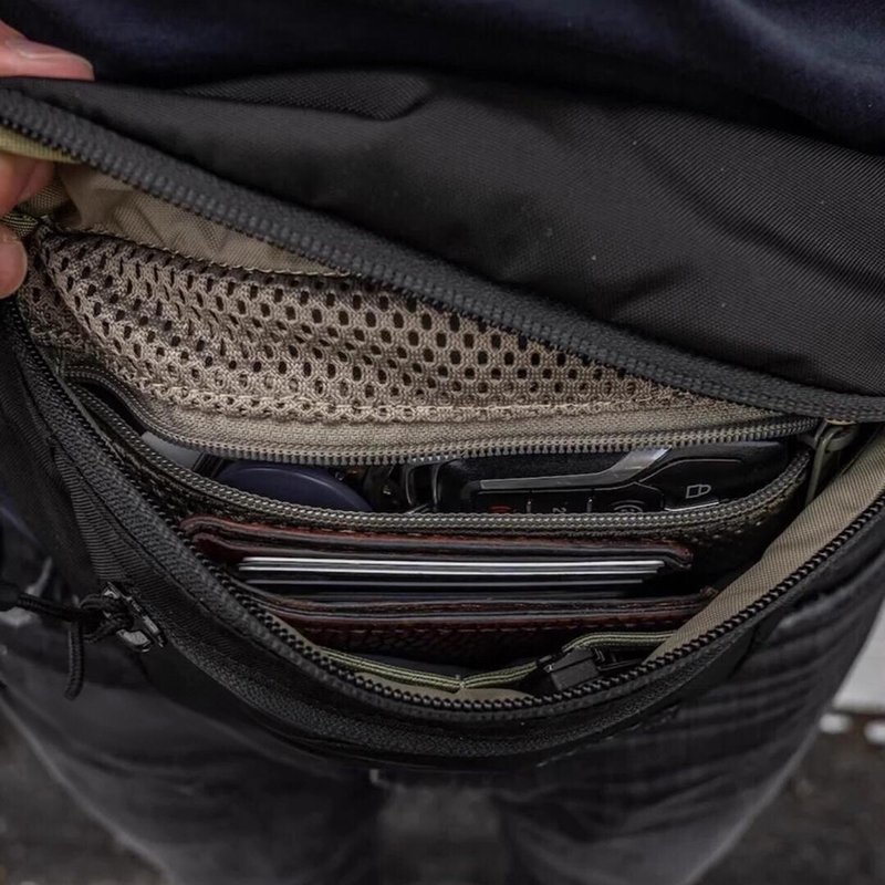 กระเป๋าคาดเอวผู้ชายพร้อมสายปรั - Edc Carry Bag For Men บทวิจารณ์และราคา