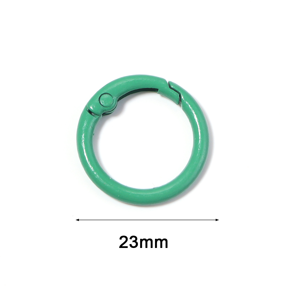 20 ชิ้น/ล็อต ตัวล็อคแบบสปริงวง - Carabiner Keychain บทวิจารณ์และราคา