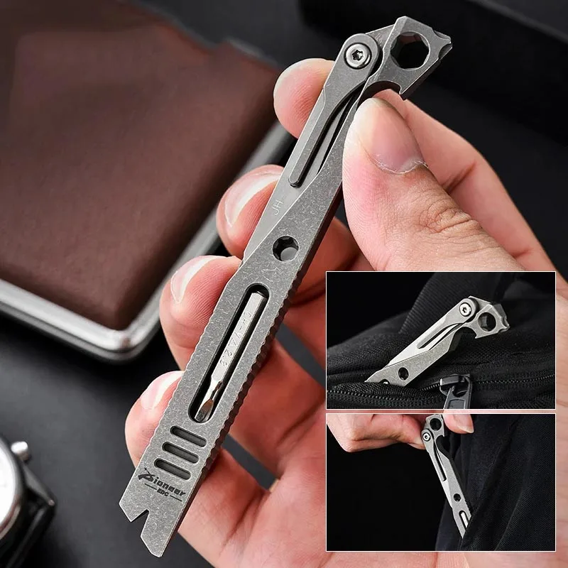 ที่เปิดขวดชะแลงอเนกประสงค์ทำจา - Titanium Pry Bar บทวิจารณ์และราคา