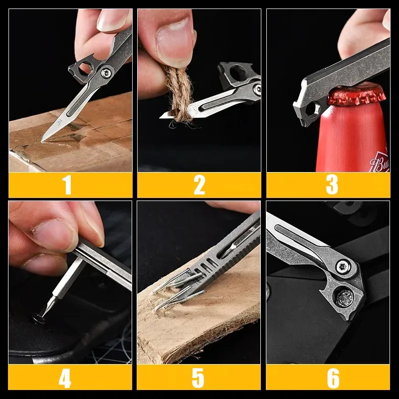 ที่เปิดขวดชะแลงอเนกประสงค์ทำจา - Titanium Pry Bar บทวิจารณ์และราคา