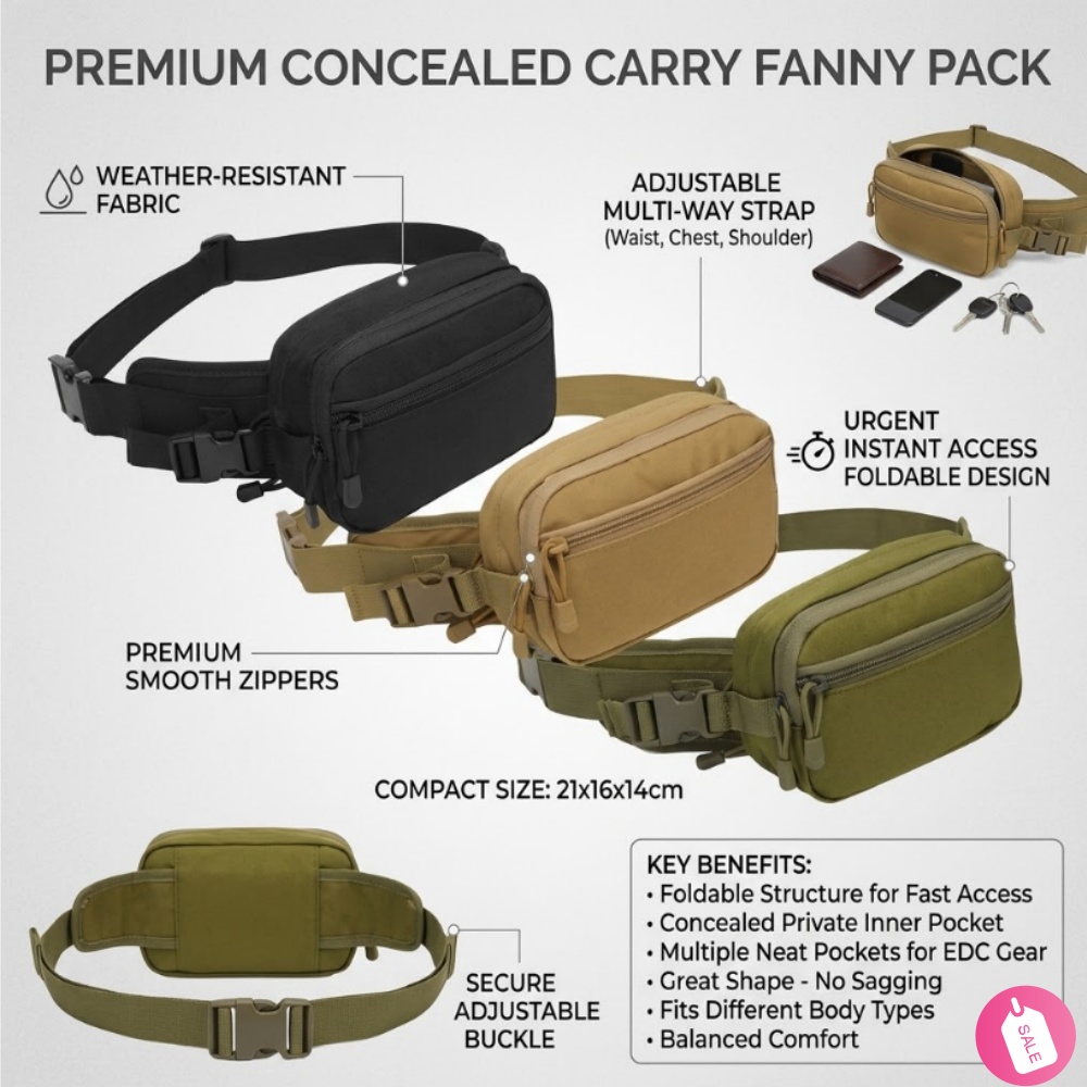 กระเป๋าคาดเอวแบบยุทธวิธีสำหรับ - Edc Carry Bag For Men บทวิจารณ์และราคา