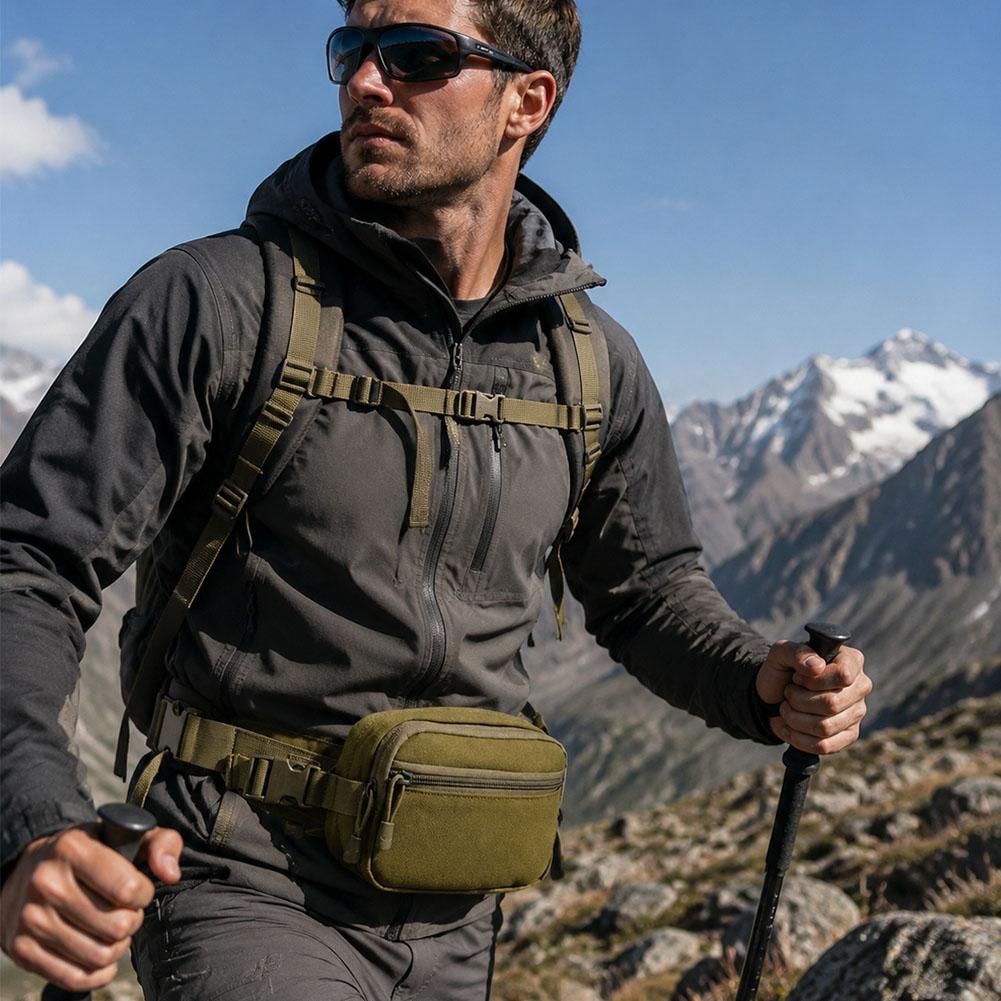 กระเป๋าคาดเอวแบบยุทธวิธีสำหรับ - Edc Carry Bag For Men บทวิจารณ์และราคา