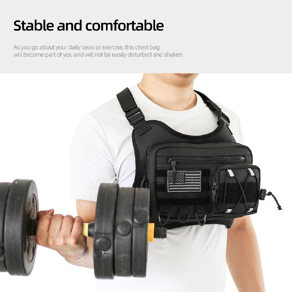 กระเป๋าคาดอกยุทธวิธีสำหรับชายห - Edc Carry Bag For Men บทวิจารณ์และราคา