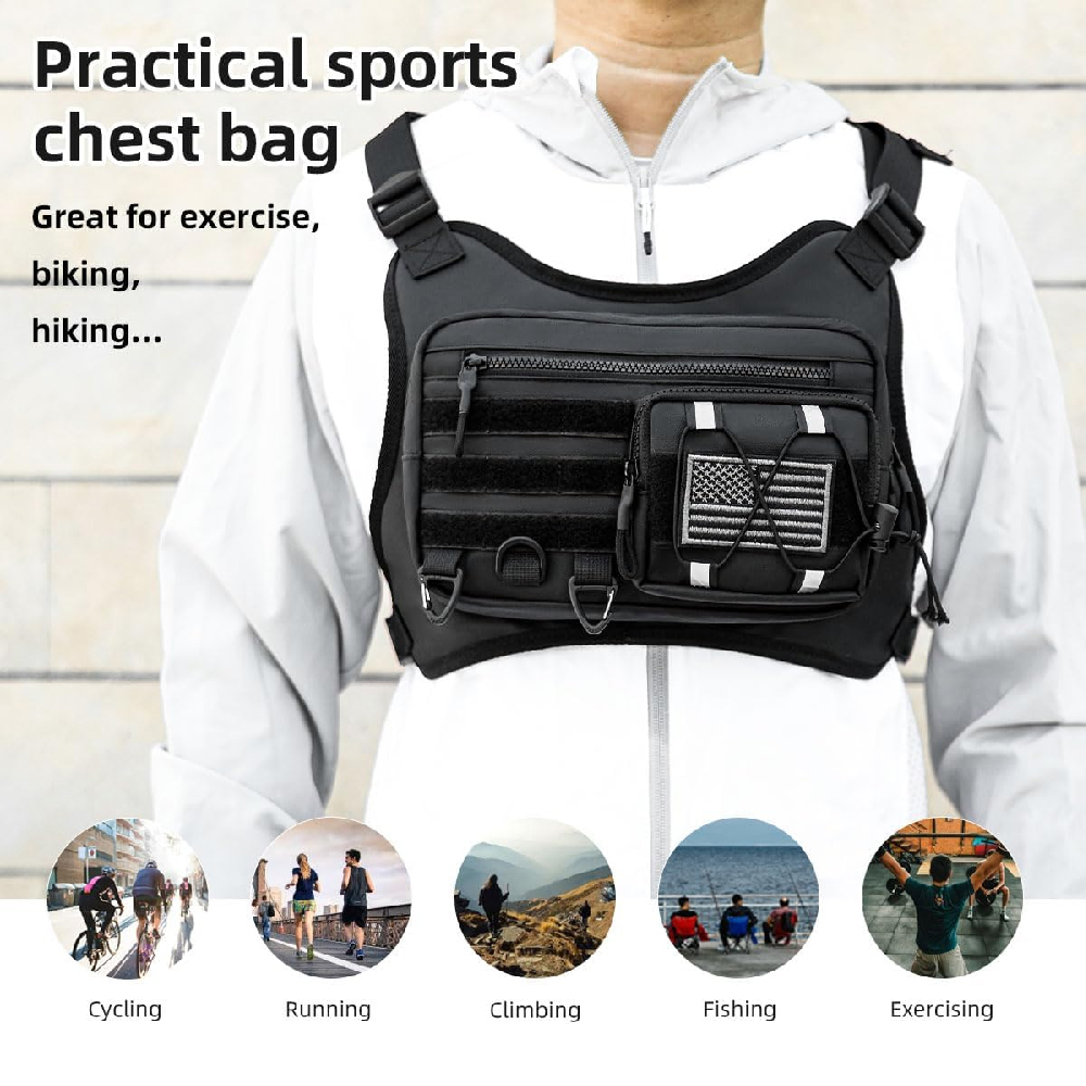 กระเป๋าคาดอกยุทธวิธีสำหรับชายห - Edc Carry Bag For Men บทวิจารณ์และราคา