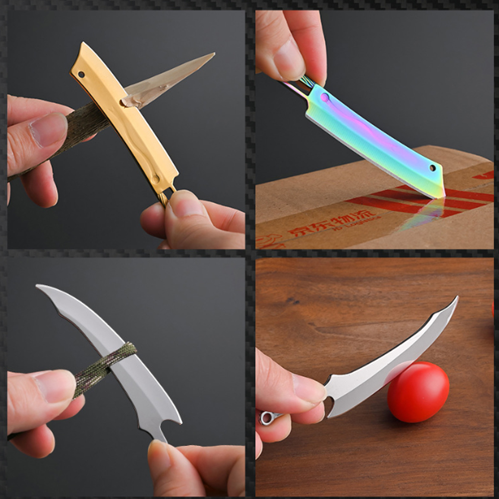 มีดไทเทเนียมขนาดเล็ก - มีดพกพา - Edc Everyday Carry Knives บทวิจารณ์และราคา