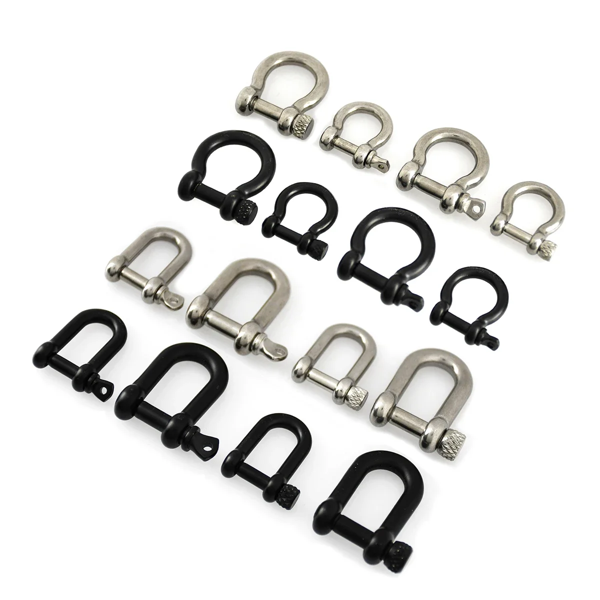 สแตนเลสสตีลรูปร่างกุญแจมือ Car - Carabiner Keychain บทวิจารณ์และราคา