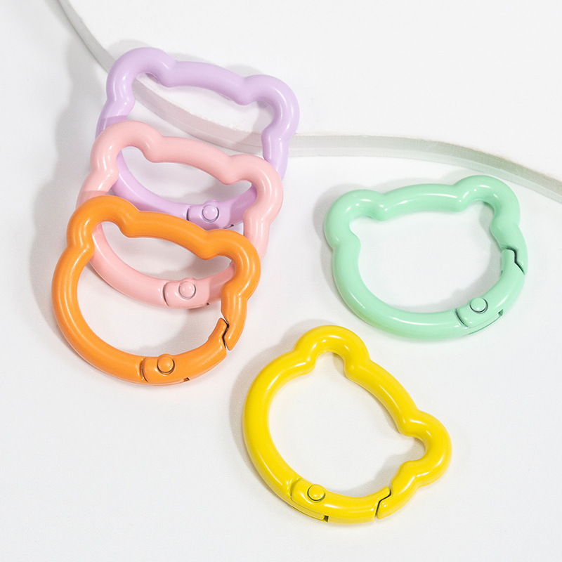 พวงกุญแจรูปหัวใจแมวน่ารัก 5 ชิ - Carabiner Keychain บทวิจารณ์และราคา