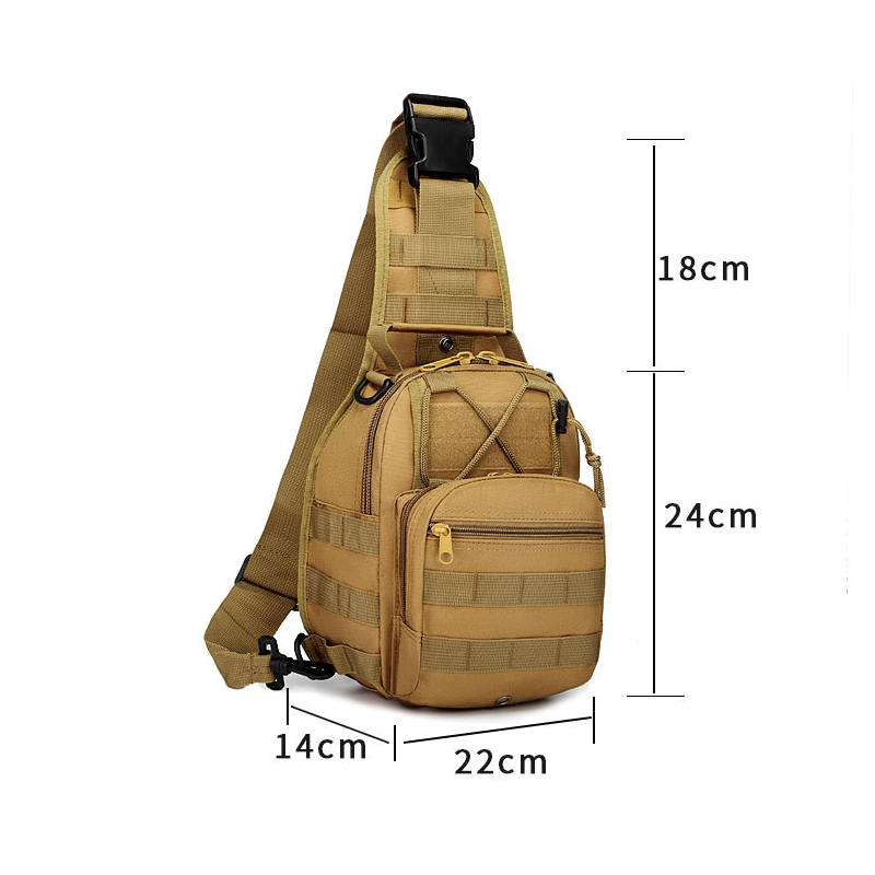 กระเป๋าสะพายไหล่แบบยุทธวิธีสำห - Edc Carry Pack บทวิจารณ์และราคา