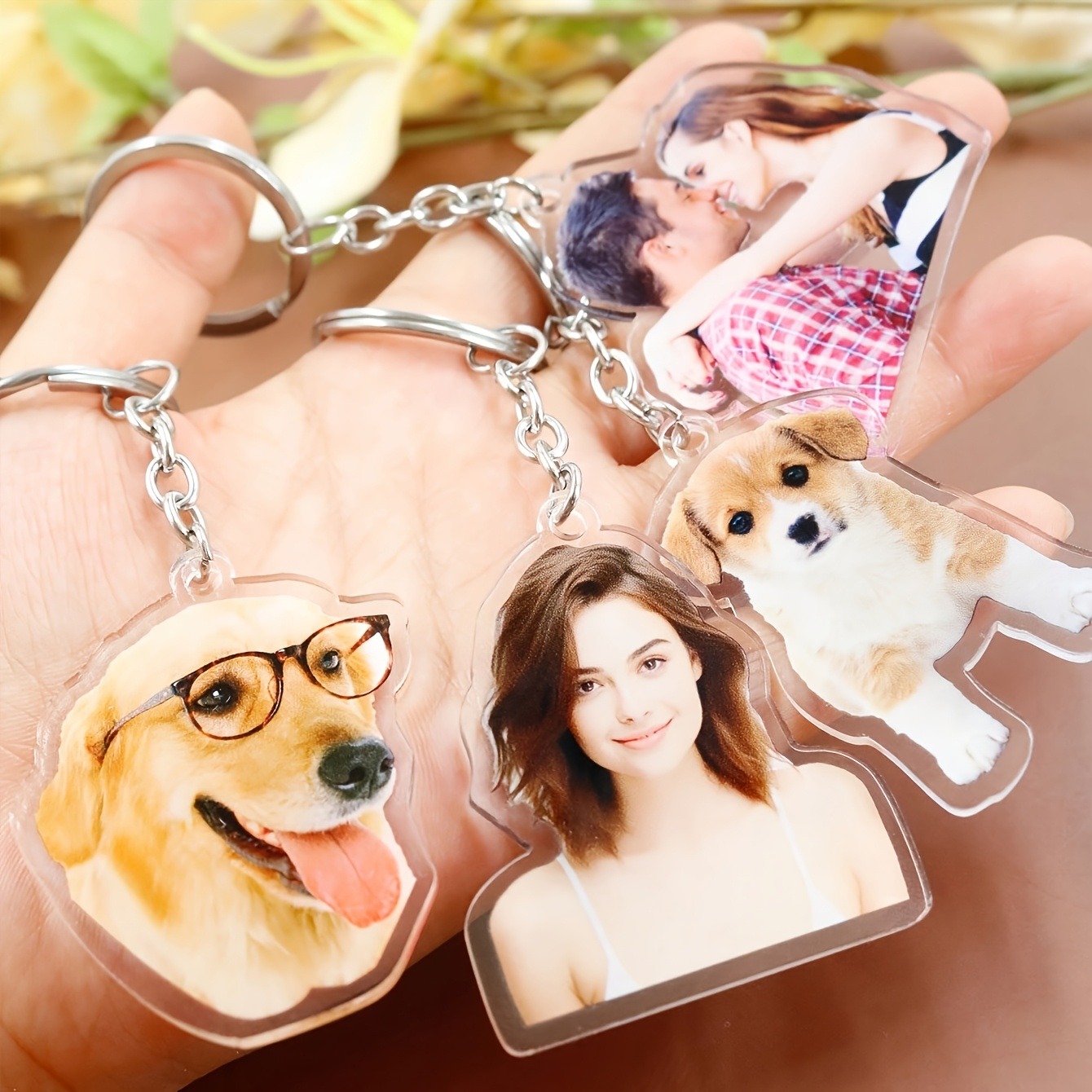 พวงกุญแจอะคริลิกใสแบบกำหนดเอง  - Carabiner Keychain บทวิจารณ์และราคา