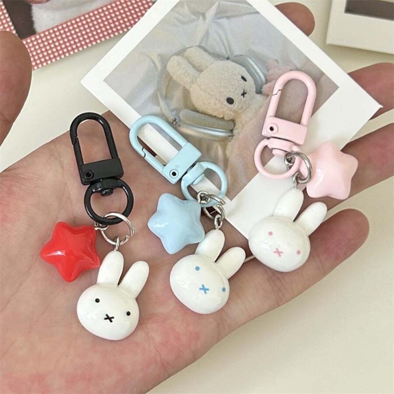 พวงกุญแจมิฟฟี่น่ารัก รูปกระต่า - Carabiner Keychain บทวิจารณ์และราคา