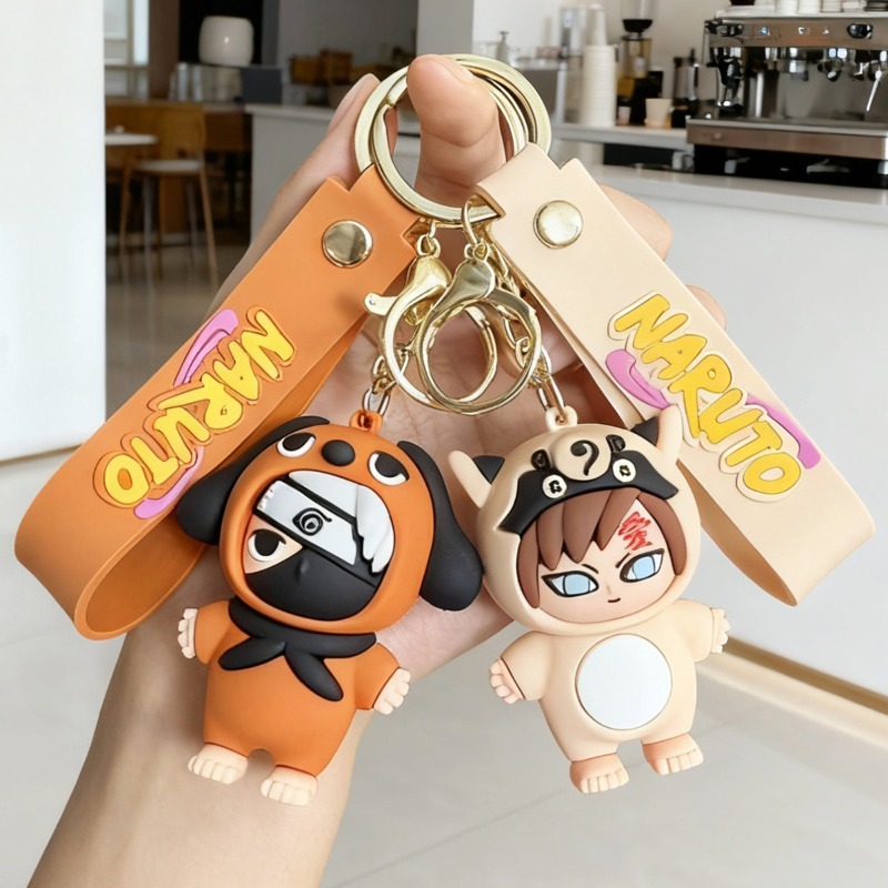 พวงกุญแจการ์ตูนใหม่ นารูโตะ รุ - Carabiner Keychain บทวิจารณ์และราคา