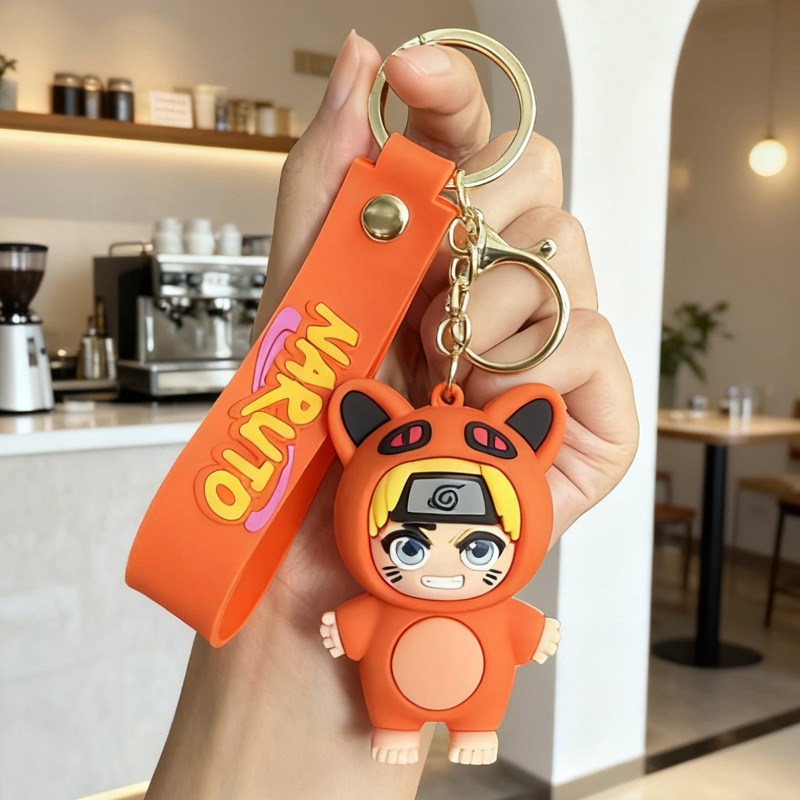 พวงกุญแจการ์ตูนใหม่ นารูโตะ รุ - Carabiner Keychain บทวิจารณ์และราคา